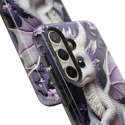 Charming Young Dragon on a Branch Phone Case Design