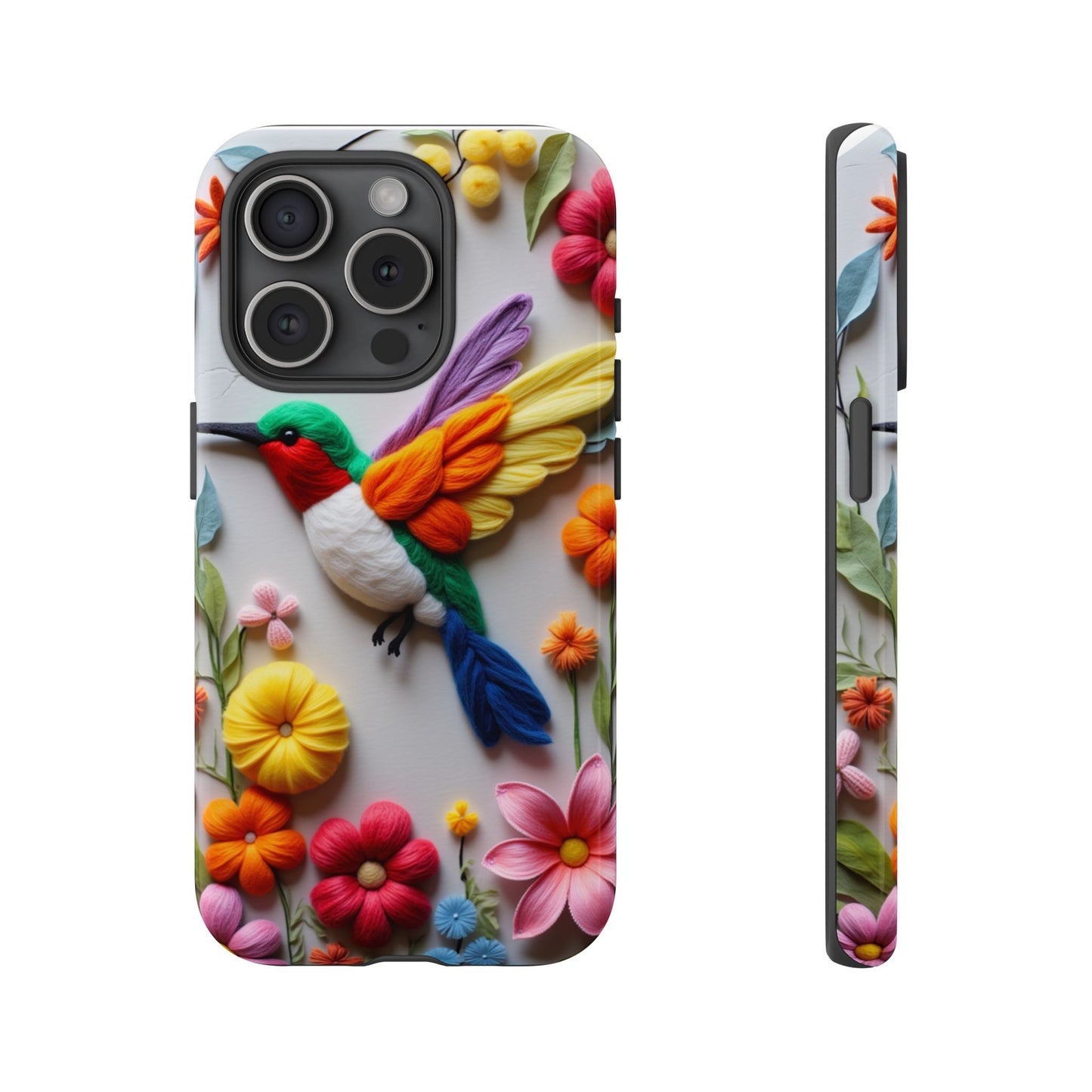 Elegant Hummingbird with Floral Mosaic Design | Nature's Artistic Vibes | Pixel 8 pro