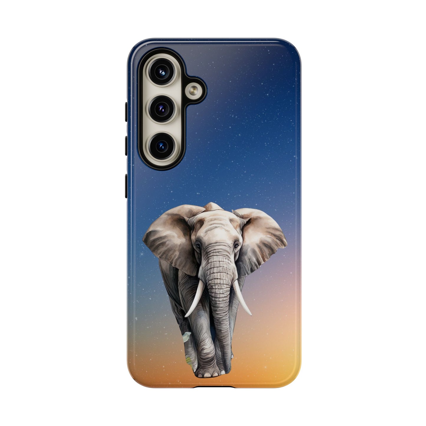 Celestial Elephant Mobile Cover – Dreamy Night Sky Aesthetic