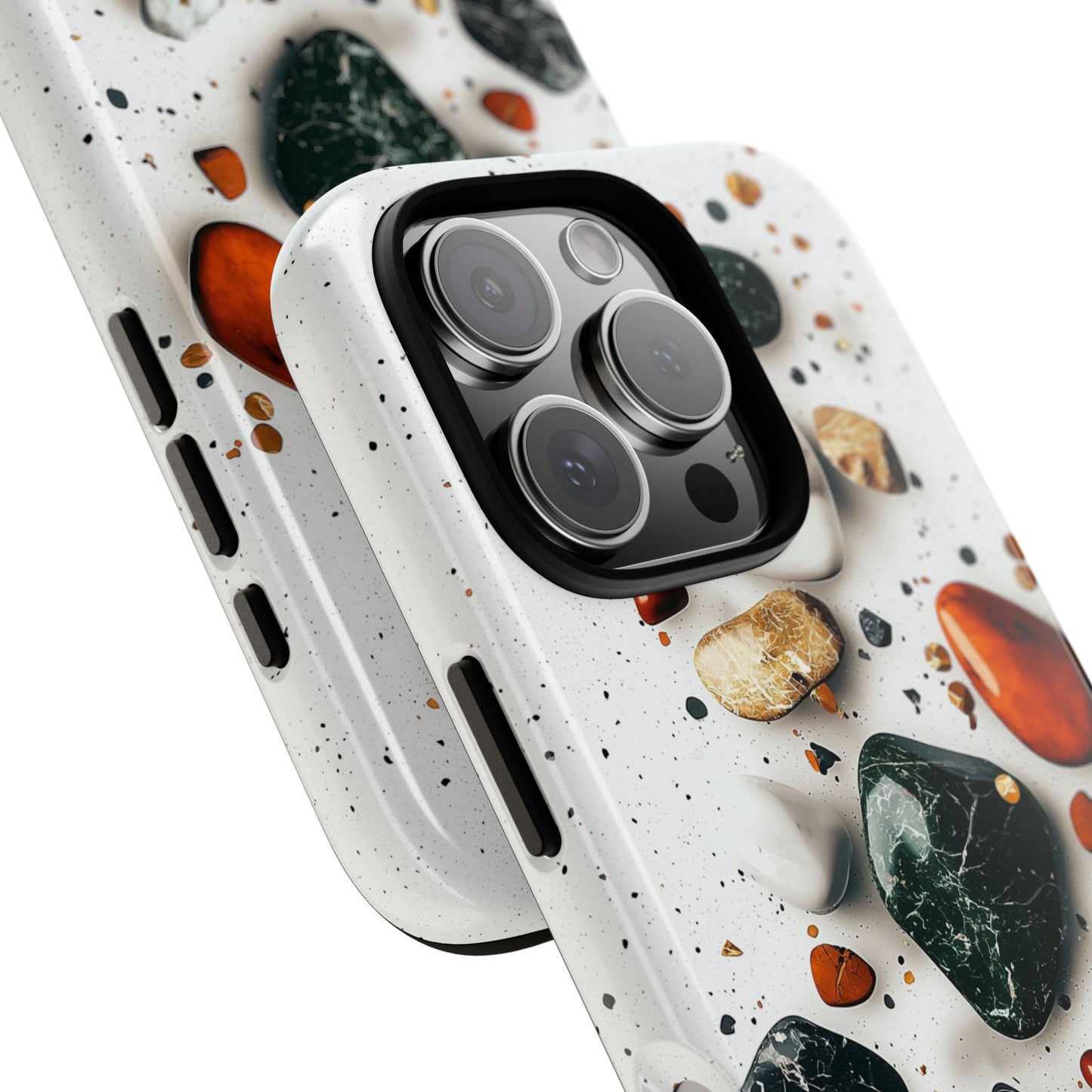 Marble Mosaic Charm – Terrazzo Stone Phone Case for iPhone, google Pixel & Samsung