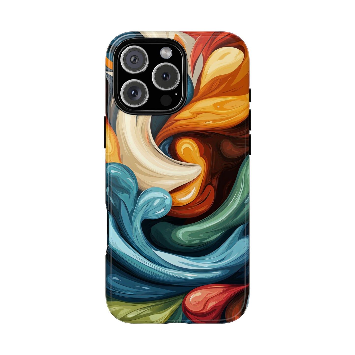 Color Current – Fluid Energy Abstract Phone Case for iPhone, Samsung & Pixel