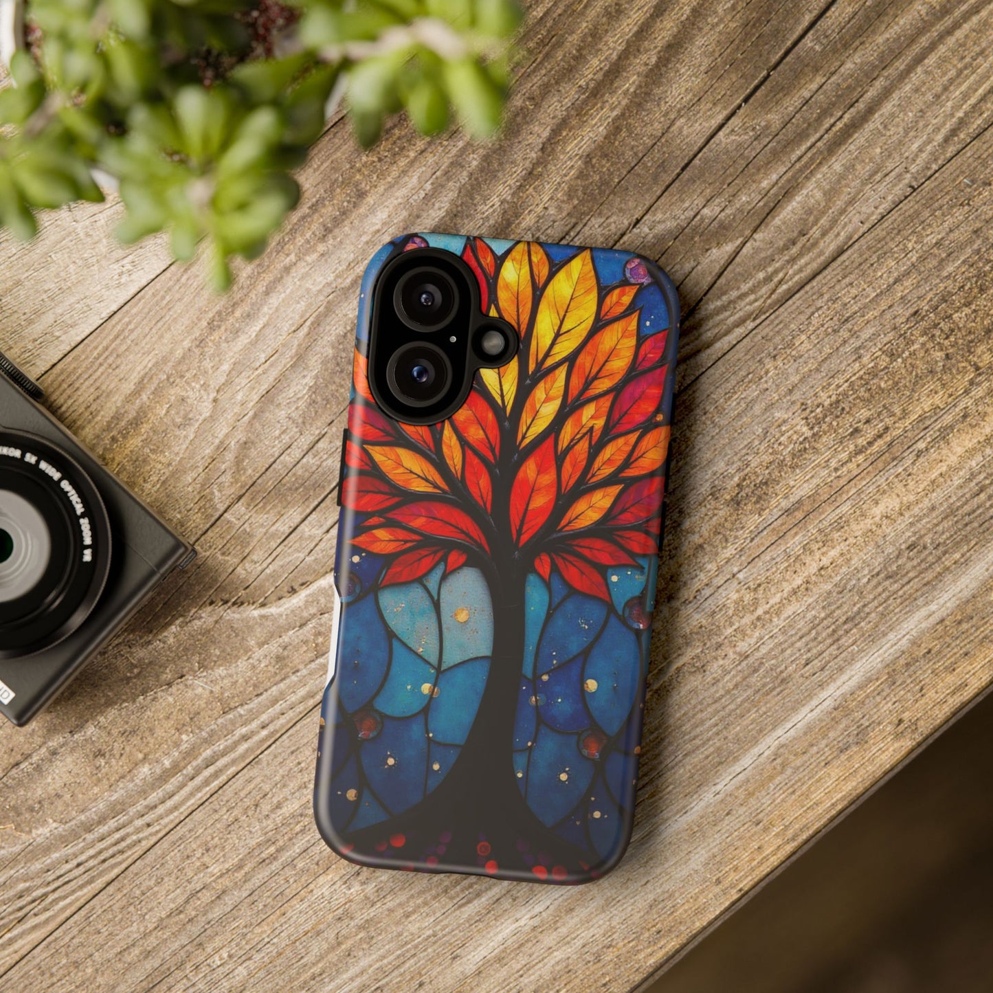 Stained Glass Tree: A Burst of Vibrant Elegance