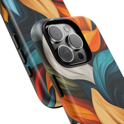 Floral Flow Abstract Phone Case – Nature-Inspired Design for iPhone, Google Pixel & Samsung