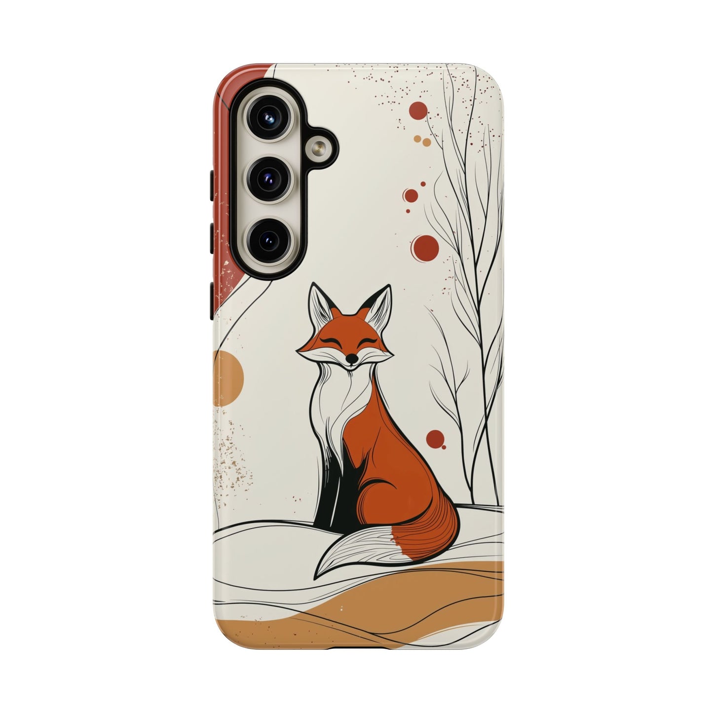Smiling Fox: Playful Forest Charm Phone Case for iPhone, Samsung & Pixel
