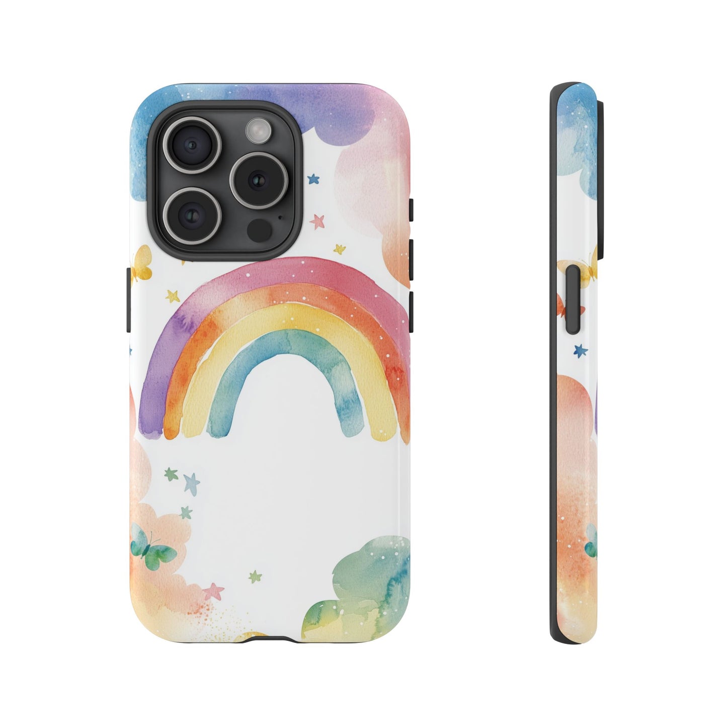 Rainbow Whimsy Watercolor Phone Case for iPhone, google Pixel & Samsung