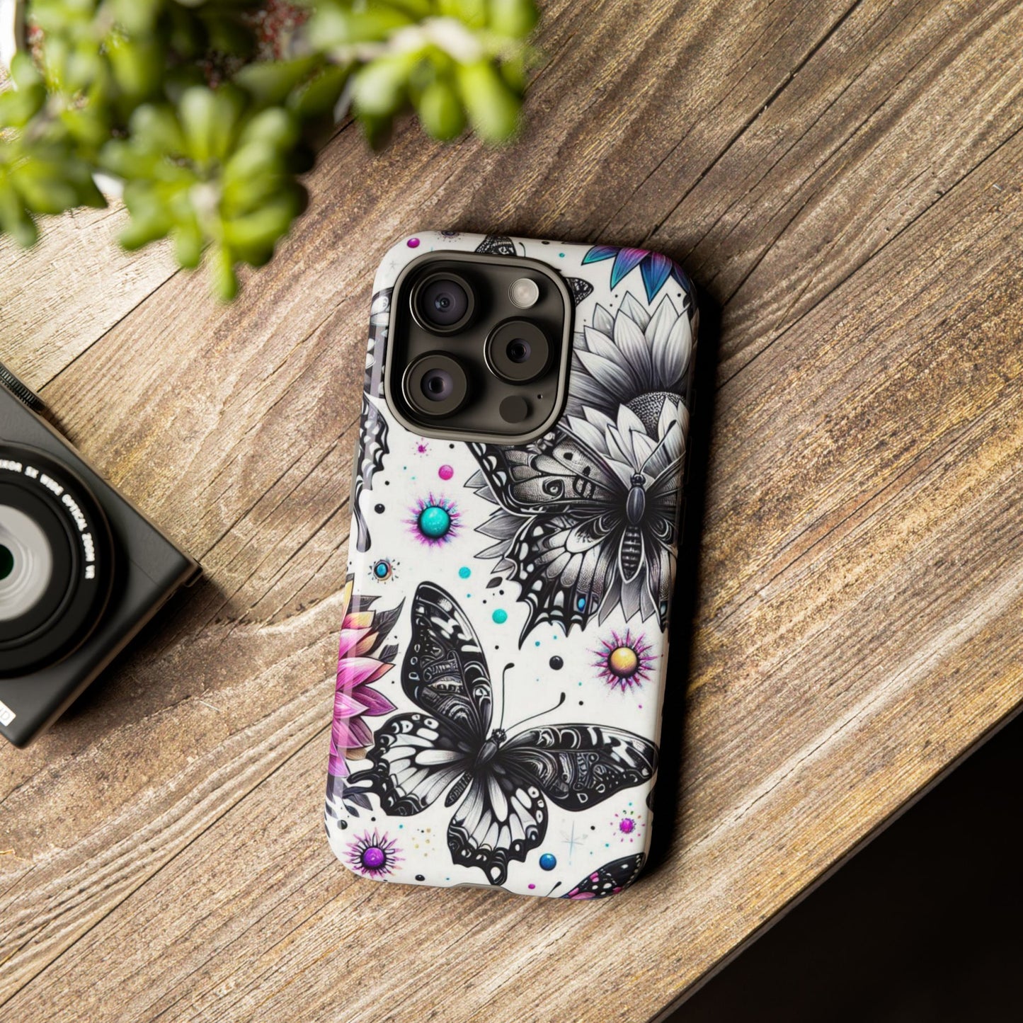 Celestial Flight – Cosmic Butterflies & Floral Magic Mobile Cover