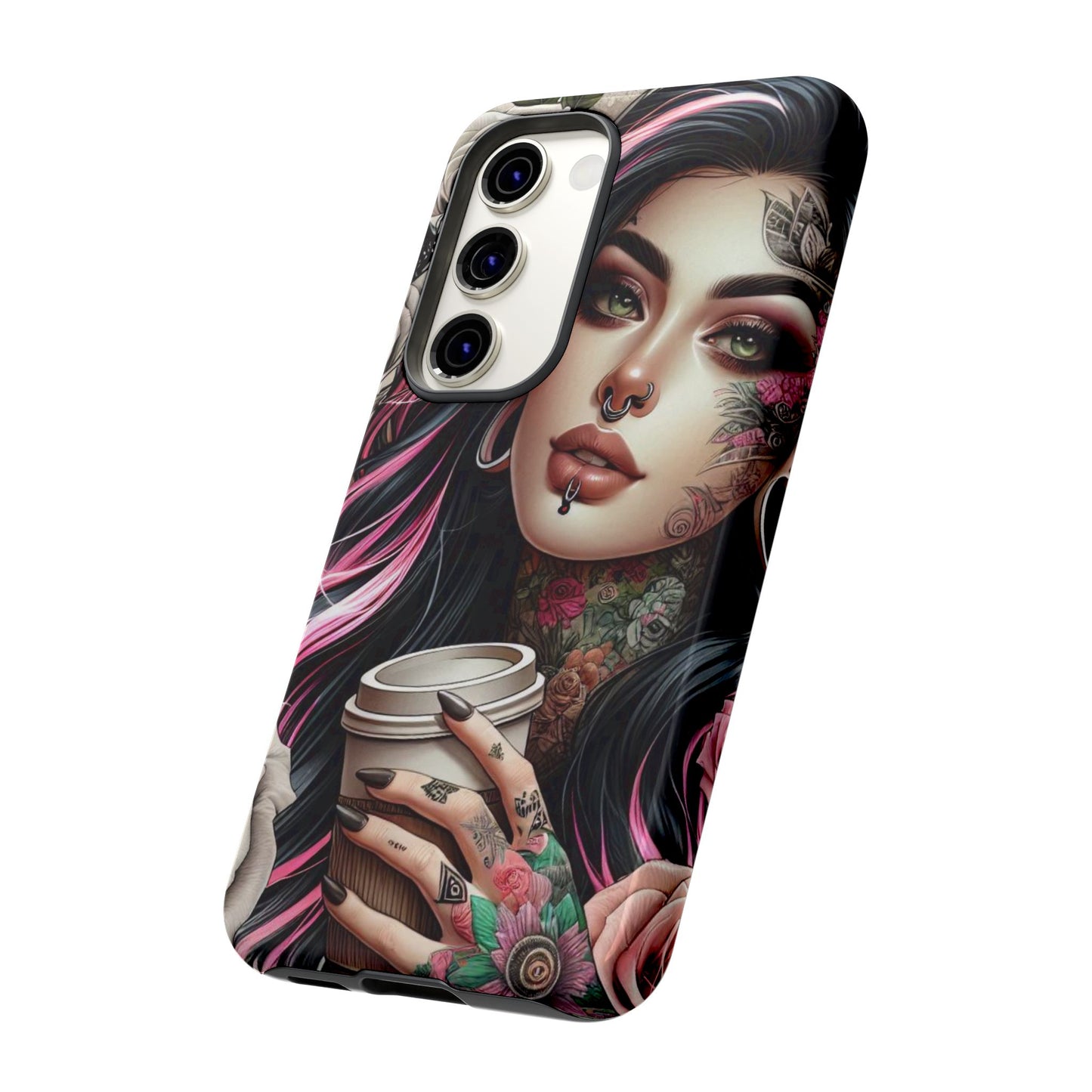 Gothic Rose Coffee Queen Mobile Case