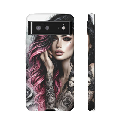 Tattooed Elegance – Gothic Art Mobile Cover