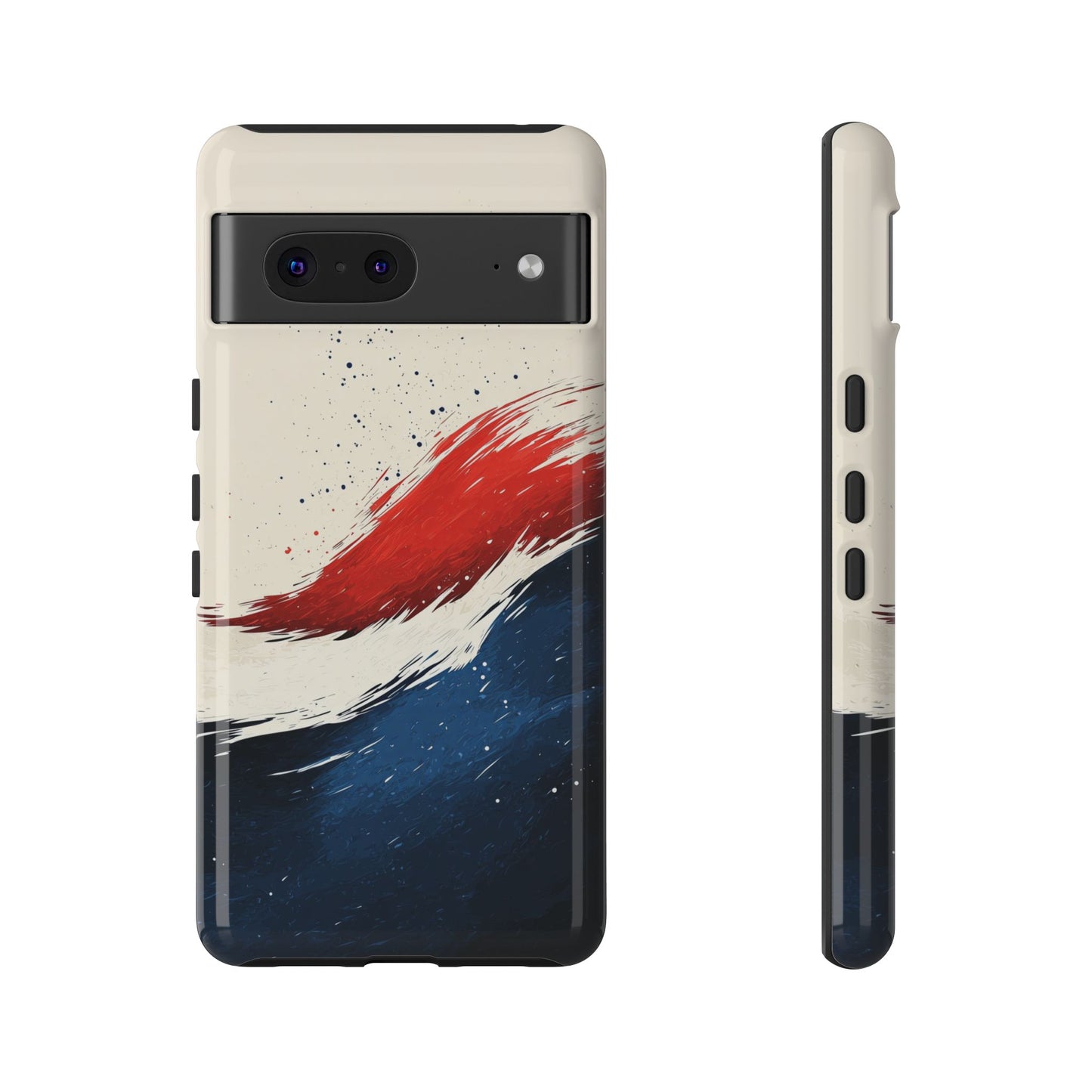 Crimson Tide – Artistic Brushstroke Abstract Case for iPhone, Google Pixel, Samsung