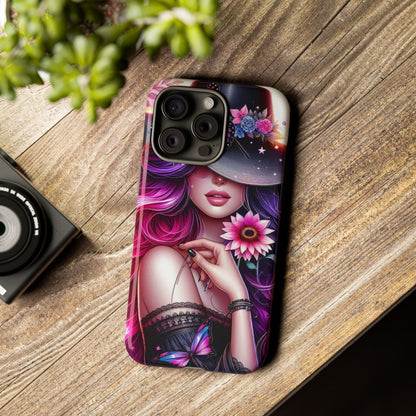 Celestial Charm – Cosmic Cowgirl & Butterfly Magic Mobile Cover