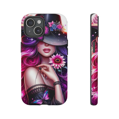 Celestial Charm – Cosmic Cowgirl & Butterfly Magic Mobile Cover