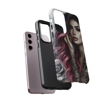 Tattooed Elegance – Gothic Art Mobile Cover