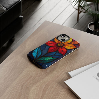 Radiant Blossom: Red and Orange Floral Elegance