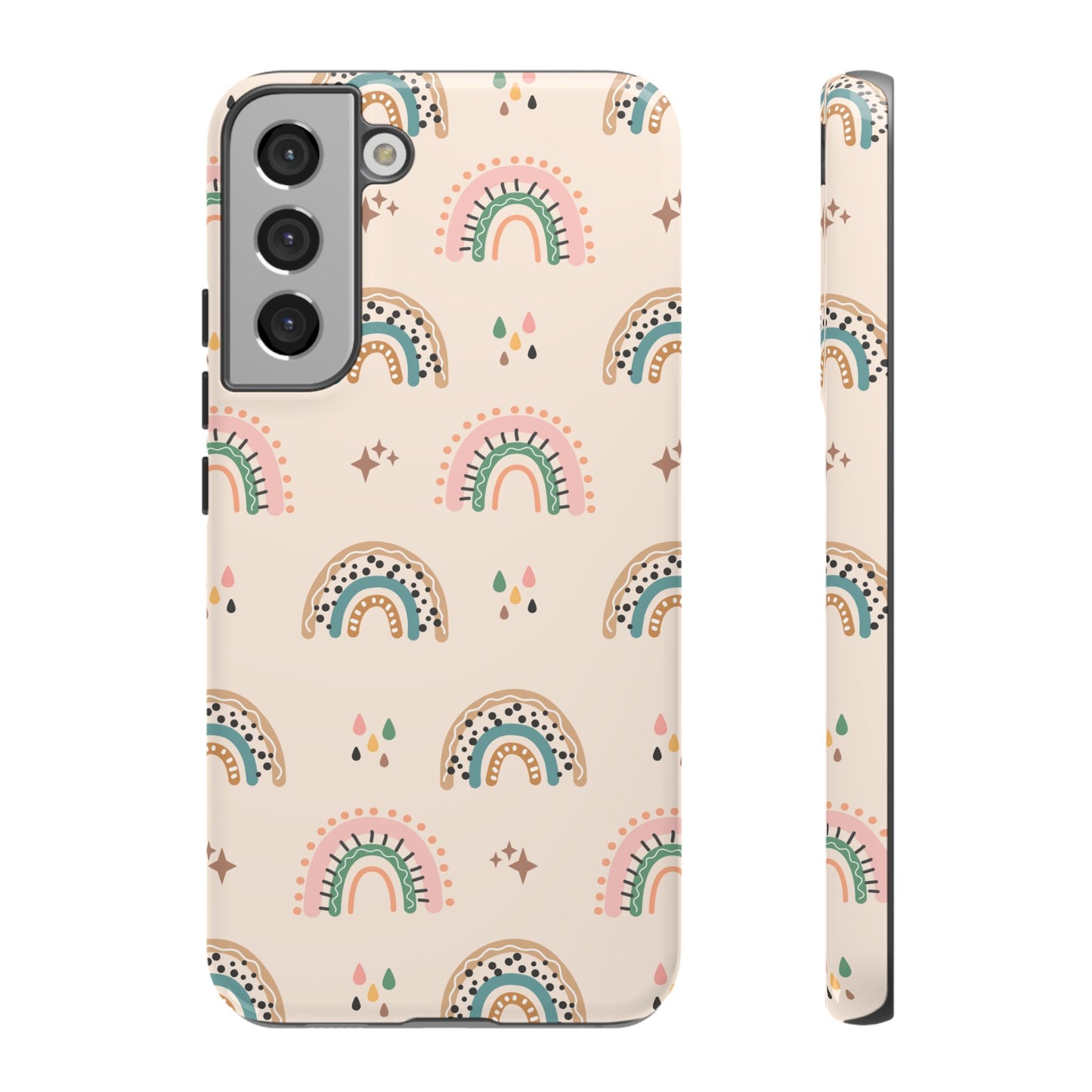 Retro Rainbow Phone Case – Vintage Aesthetic Cover for iPhone, Samsung & Google Pixel