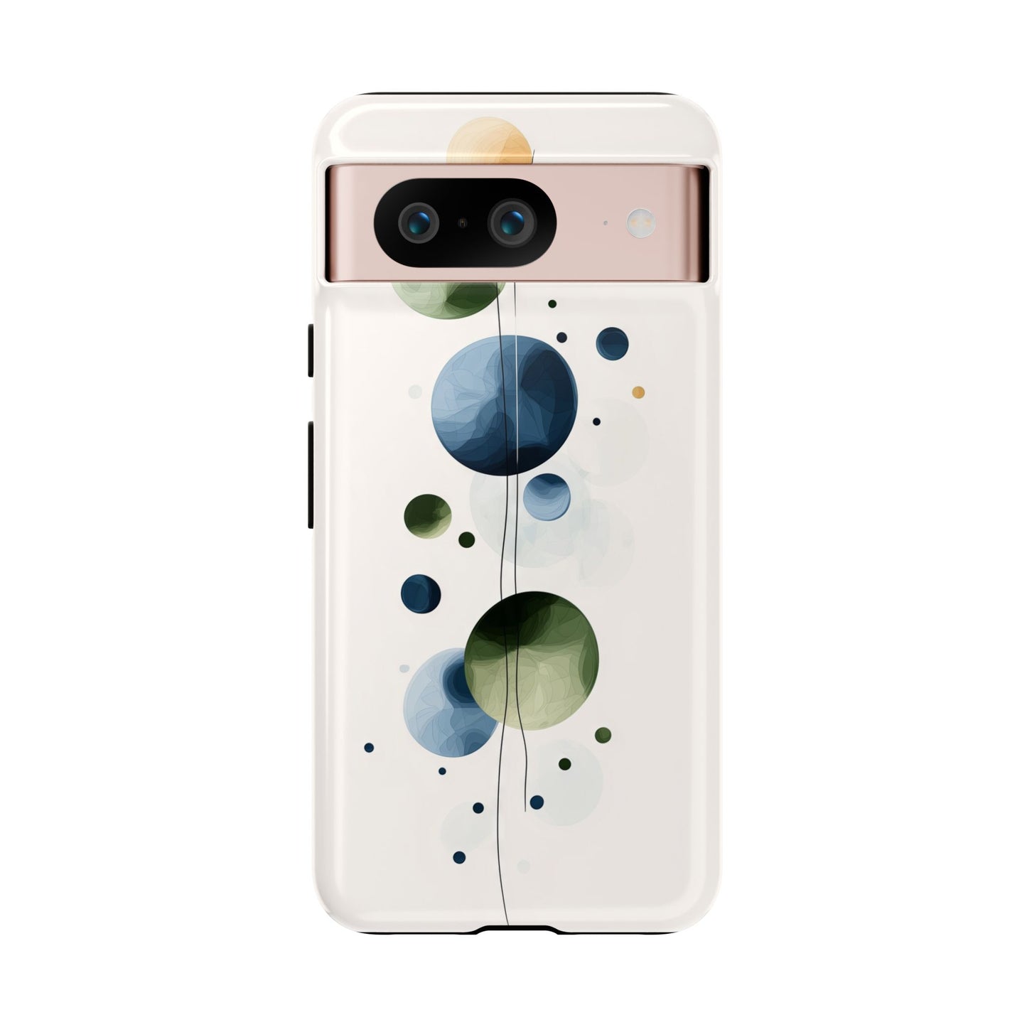 Orbit Bloom – Abstract Bubble Art Phone Case for iPhone, Samsung & Pixel