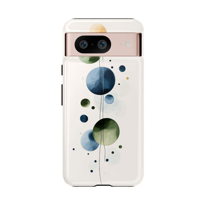 Orbit Bloom – Abstract Bubble Art Phone Case for iPhone, Samsung & Pixel