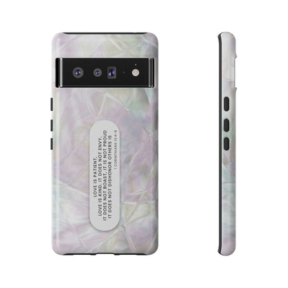 Customized Bible Verse Phone Case – Custom Christian Scripture Cover, Crystal Phone Case, Unique Gift for iPhone, Samsung  & Google Pixel – Protective & Stylish Cover"