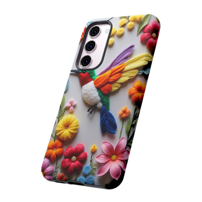 Elegant Hummingbird with Floral Mosaic Design | Nature's Artistic Vibes | Pixel 8 pro