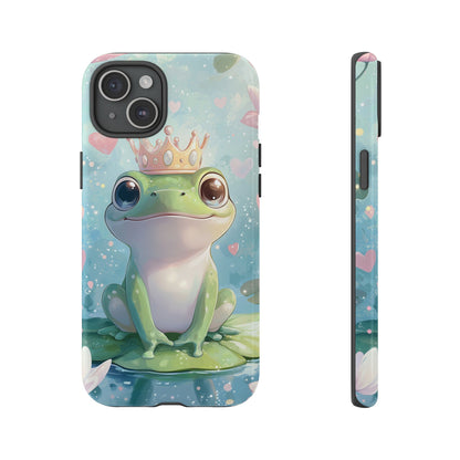 Royal Frog Phone Case – Cute Anime Aesthetic for iPhone, Google Pixel & Samsung