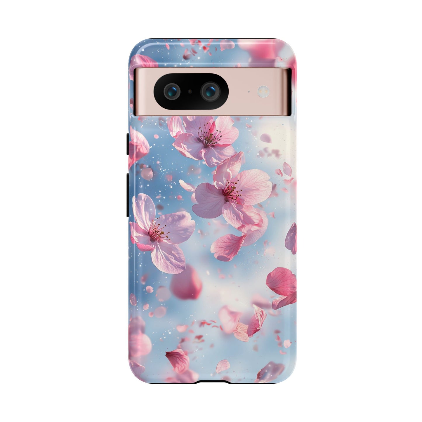 Cherry Blossom Drift Watercolor Phone Case for iPhone, google Pixel & Samsung