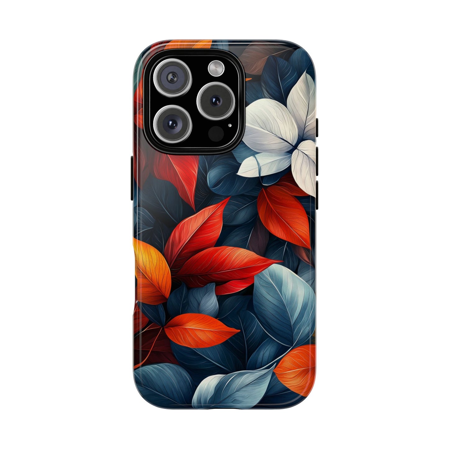 Autumn Midnight Leaves | Luxe Floral Phone Case for iPhone, Pixel & Samsung