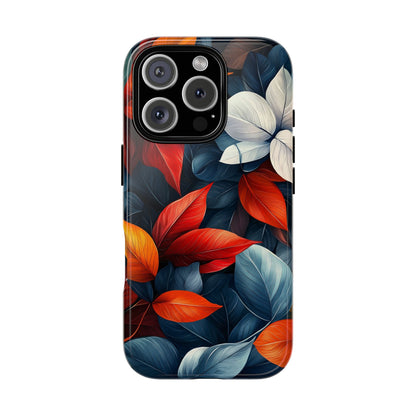 Autumn Midnight Leaves | Luxe Floral Phone Case for iPhone, Pixel & Samsung