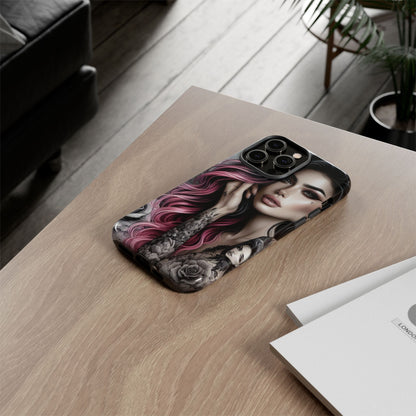 Tattooed Elegance – Gothic Art Mobile Cover