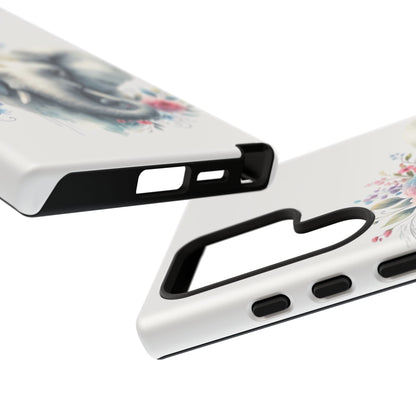 Floral Elephant Mobile Cover – Elegant Watercolor Art
