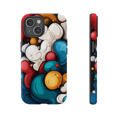 Color Burst – Bold Abstract Bubble Phone Case for iPhone, Samsung & Pixel