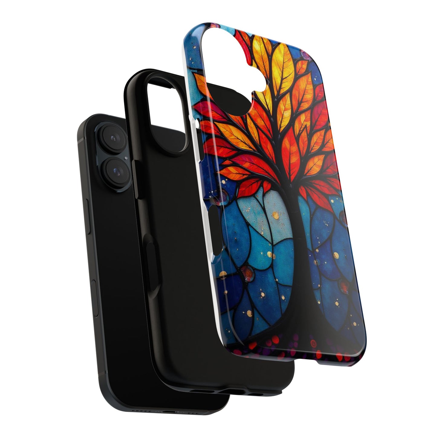 Stained Glass Tree: A Burst of Vibrant Elegance