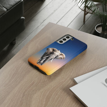 Celestial Elephant Mobile Cover – Dreamy Night Sky Aesthetic