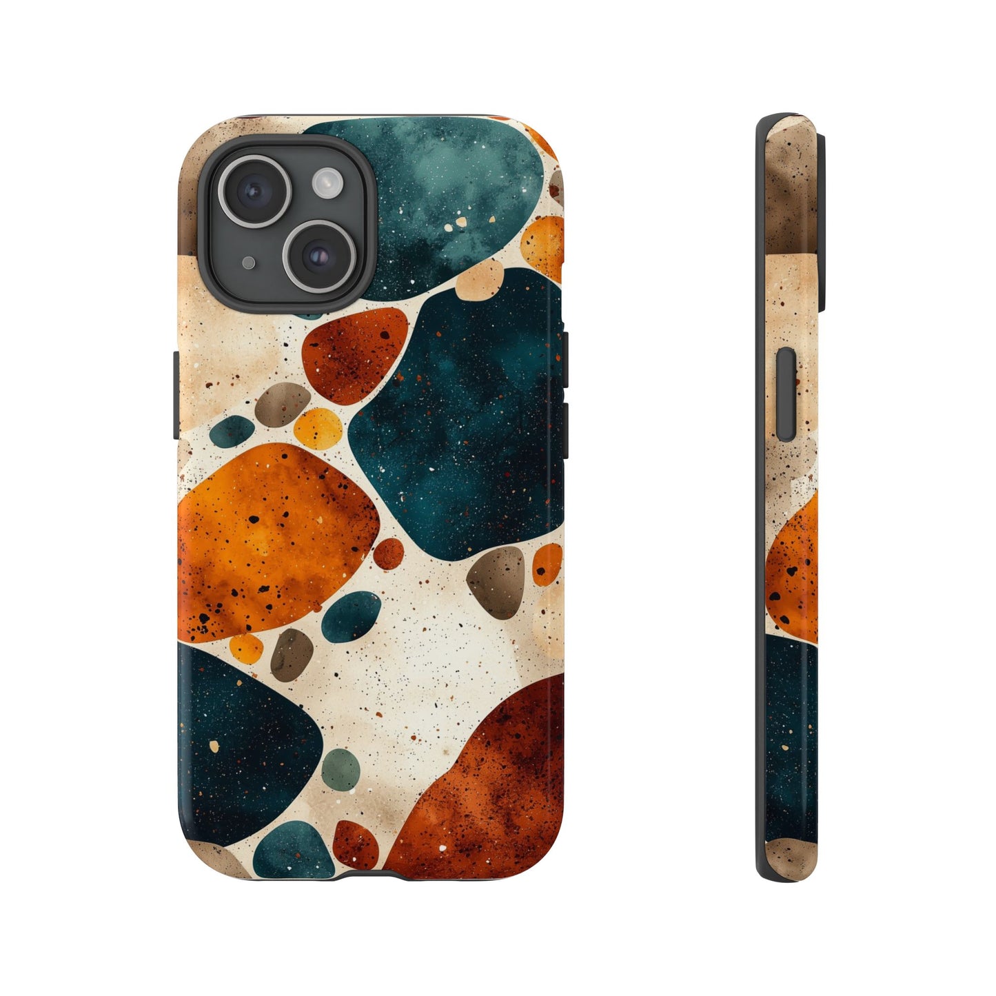 Earthy Terrazzo Stone Phone Case for iPhone, google Pixel & Samsung