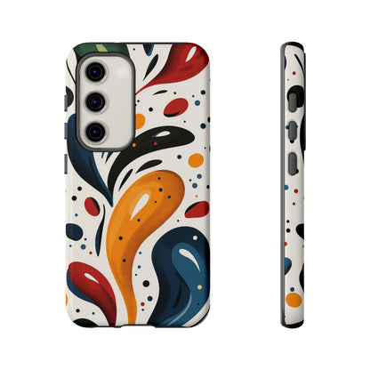 Fluid Pop Abstract Phone Case – Space-Inspired Art for iPhone, Samsung & Pixel