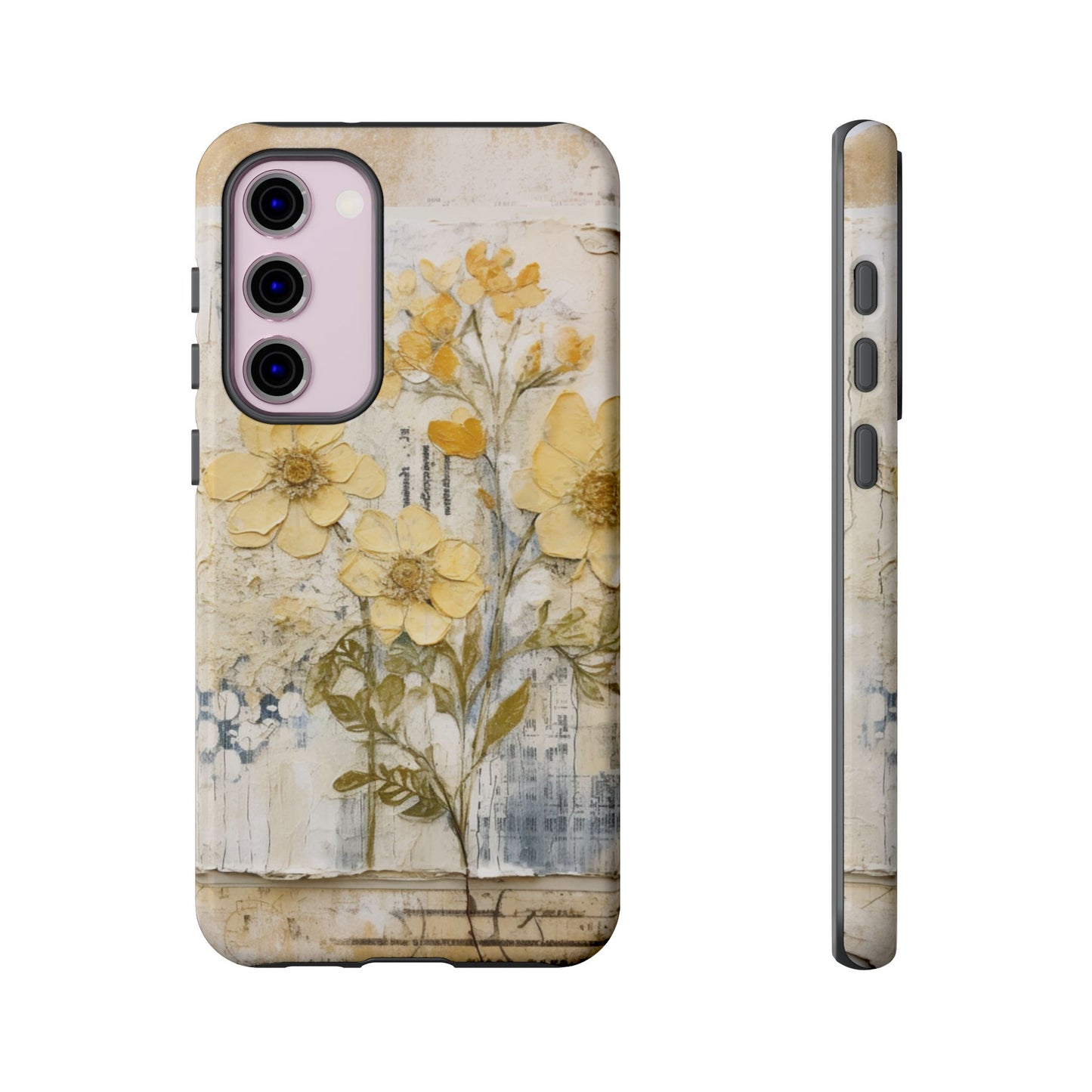 Vintage Botanical Floral Mobile Case