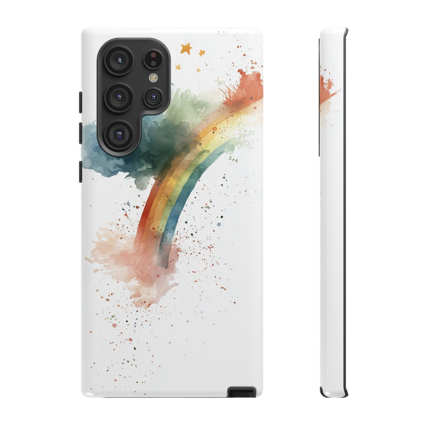 Mystic Splash Rainbow Watercolor Phone Case for iPhone, google Pixel & Samsung
