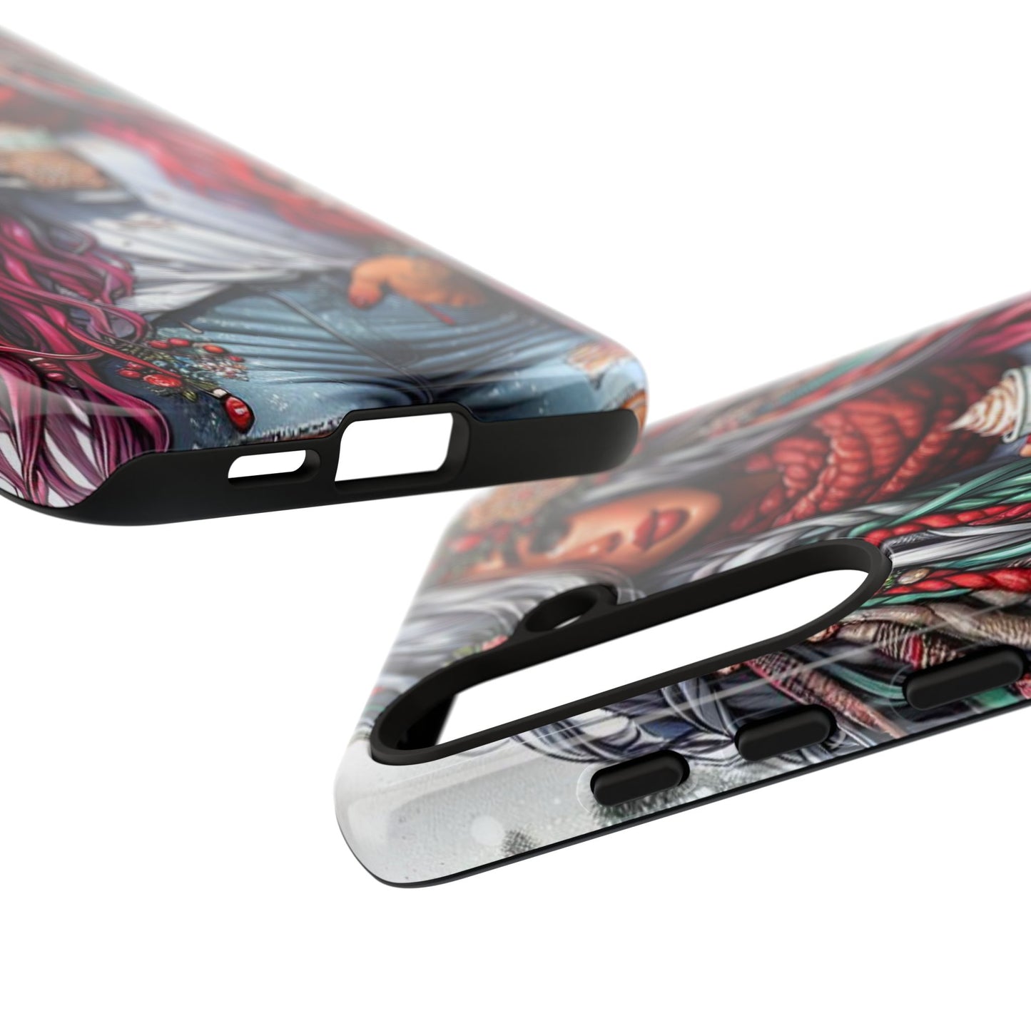 Boho Winter Queen – Cozy Dreads & Holiday Vibes Mobile Cover