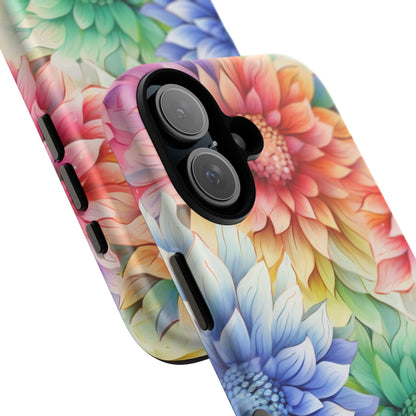 Rainbow Bloom Mandala Floral Mobile Case