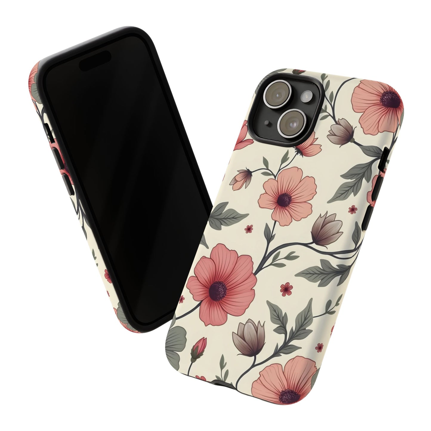 Floral Iphone Case, Botanical Pattern Design