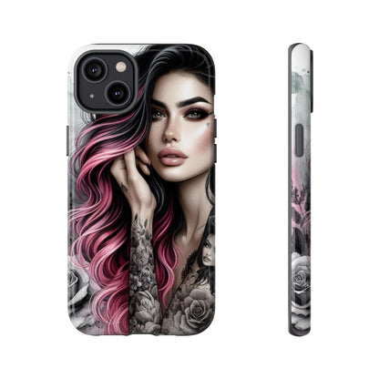 Tattooed Elegance – Gothic Art Mobile Cover