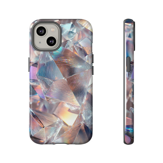 Iridescent Crystal Matching Couple Phone Case – Shimmer & Shine for iPhone, Samsung & Google Pixel