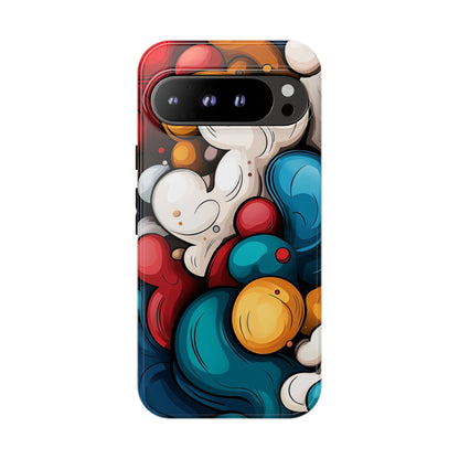 Color Burst – Bold Abstract Bubble Phone Case for iPhone, Samsung & Pixel