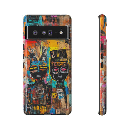 Jean-Michel Basquiat Phone Case – Street Art Phone Cover - iPhone, Samsung & Google Pixel Cover - Artistic Painting Case,  Art Lover Gift