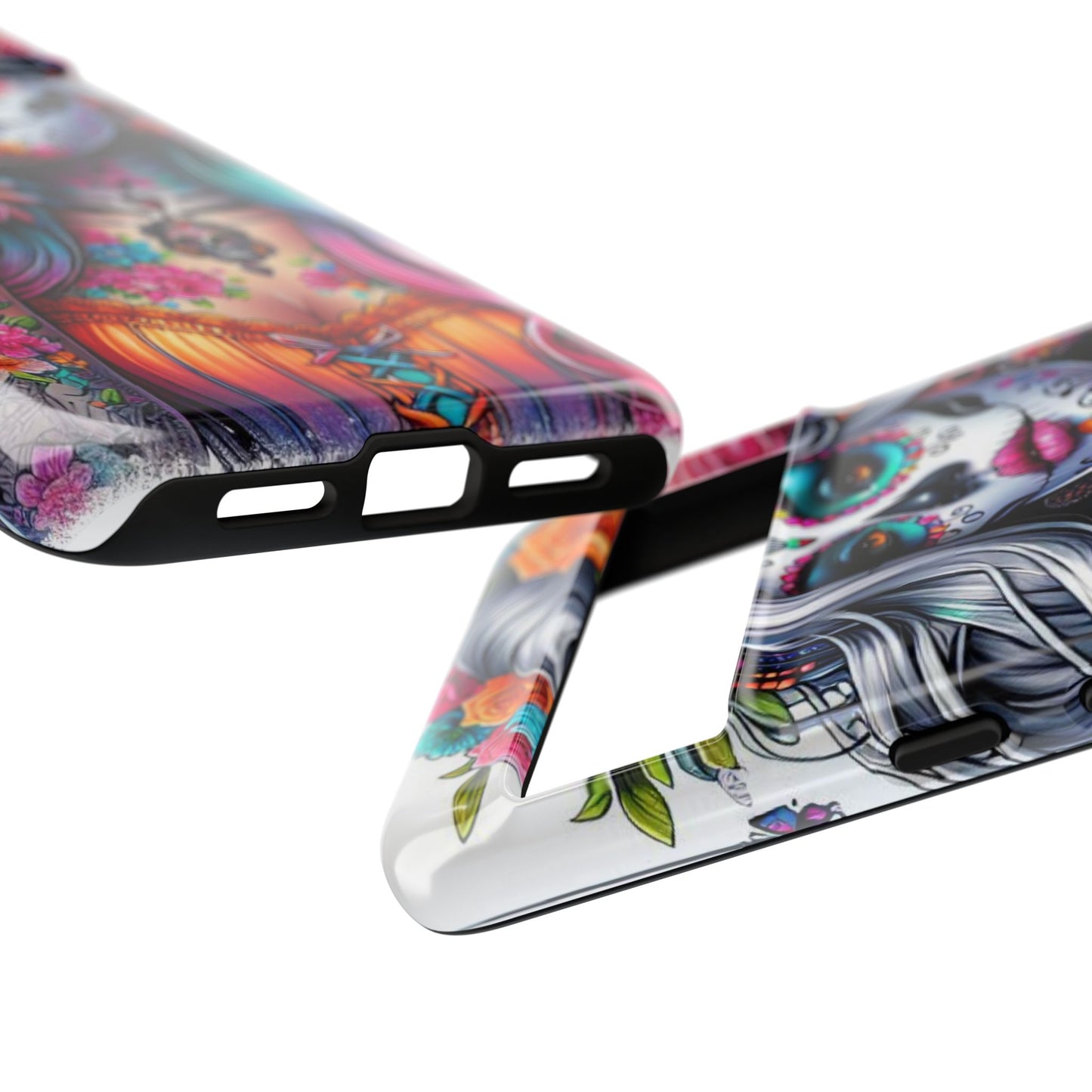 Sugar Skull Goddess – Día de los Muertos Floral Queen Mobile Cover
