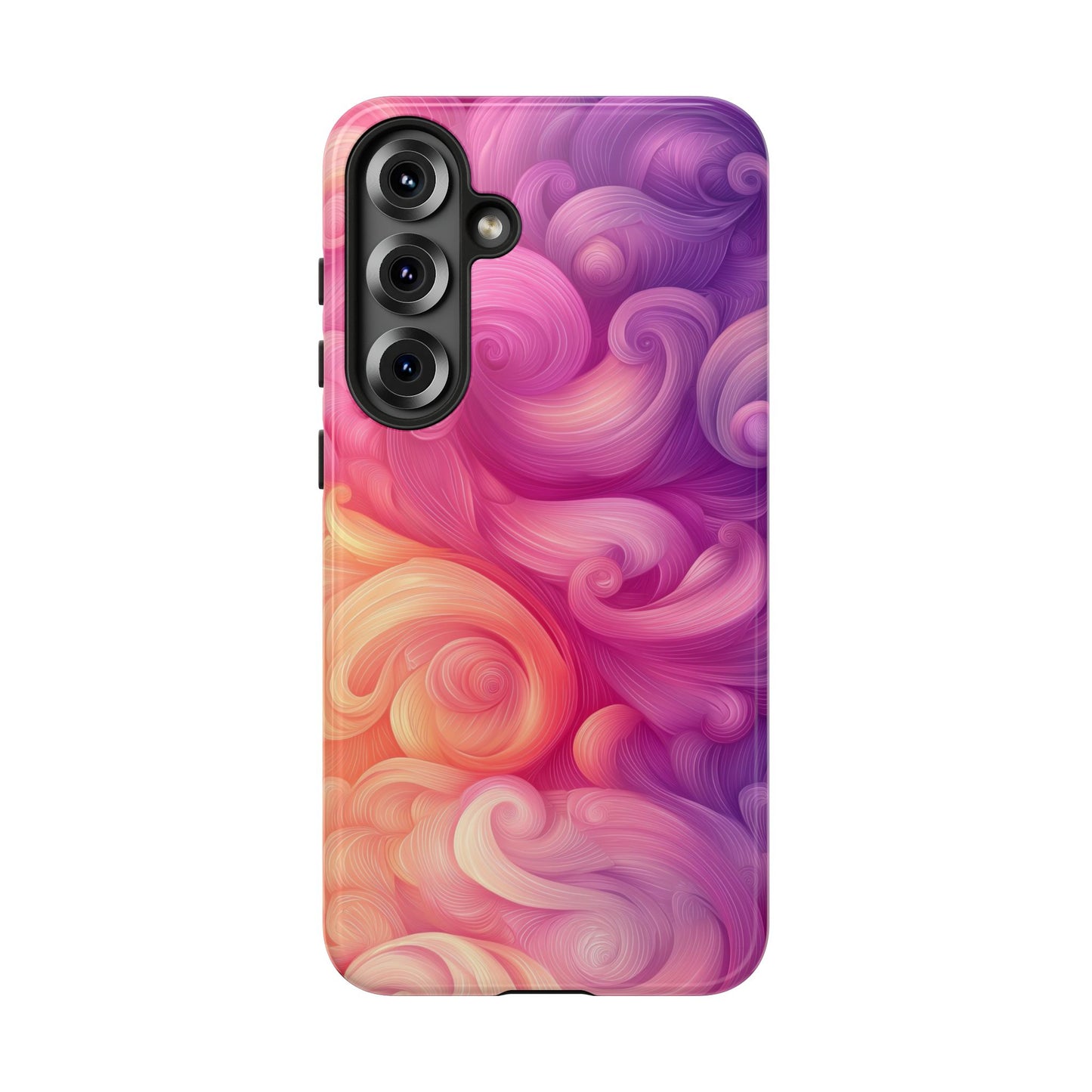 Cotton Candy Swirl Watercolor Phone Case for iPhone, google Pixel & Samsung