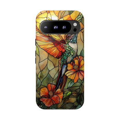 Whispers in Flight – Mosaic Hummingbird Phone Case for iPhone, Samsung & Pixel