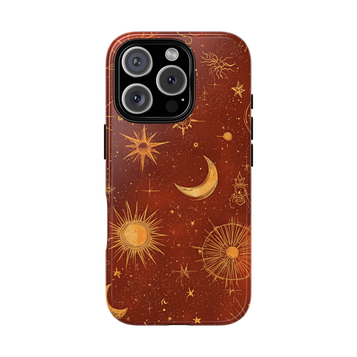 Terracotta Celestial Dreams Boho Phone Case for iPhone, Pixel & Samsung