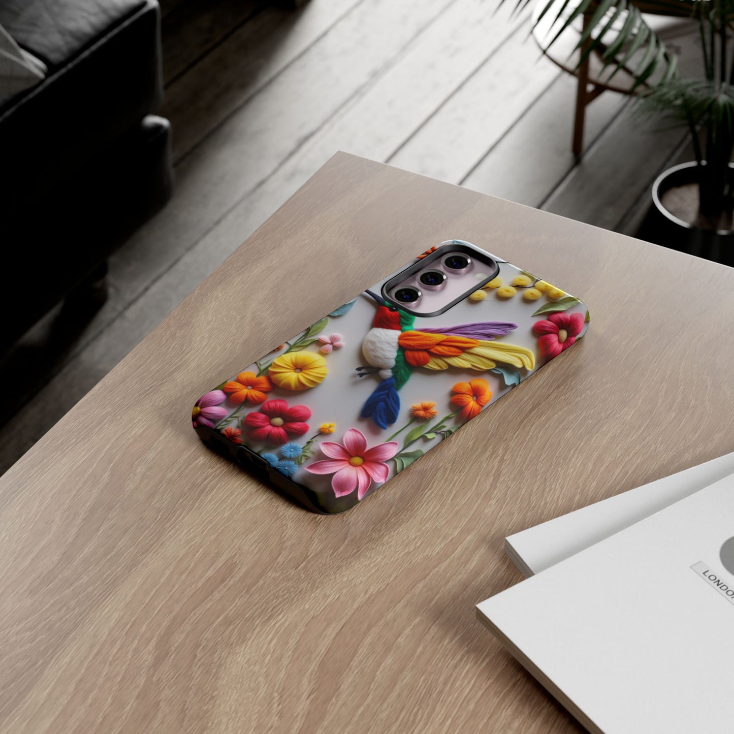 Elegant Hummingbird with Floral Mosaic Design | Nature's Artistic Vibes | Pixel 8 pro