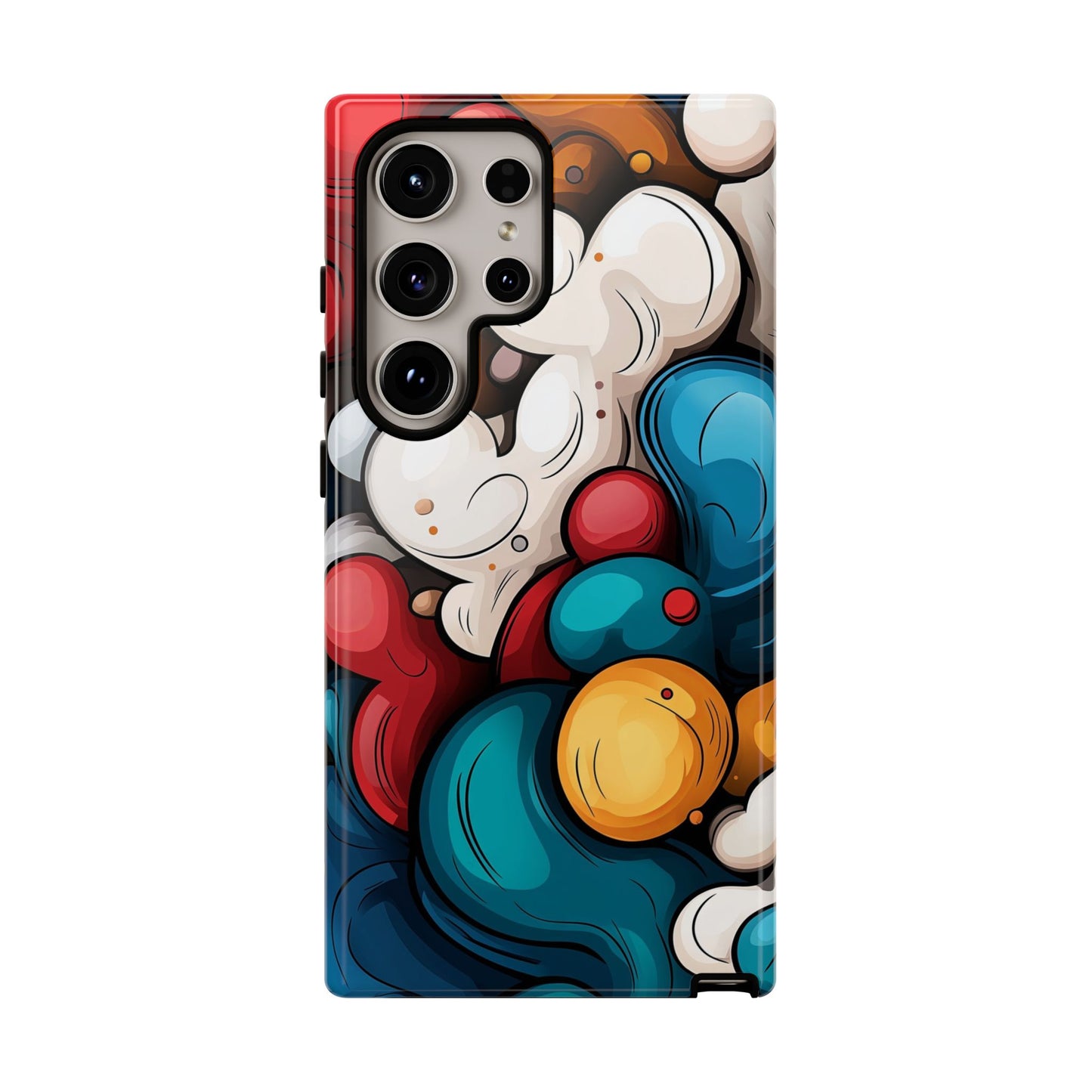 Color Burst – Bold Abstract Bubble Phone Case for iPhone, Samsung & Pixel