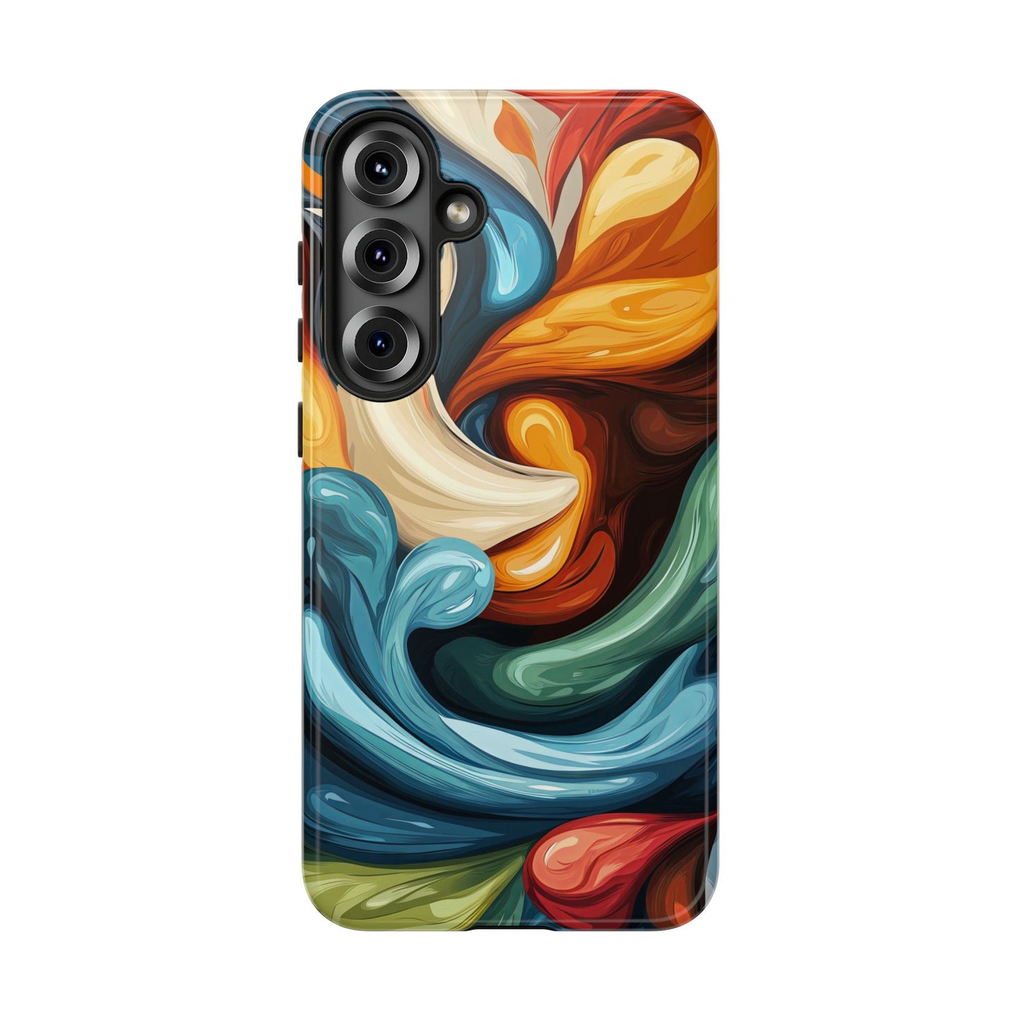 Color Current – Fluid Energy Abstract Phone Case for iPhone, Samsung & Pixel