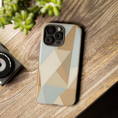 Neutral Geometrical Triangular Abstract Pattern
